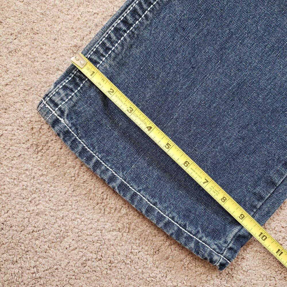 Xtreme Couture Cross Pocket Size 36x32(FITS 37x32) Mens Bootcut Denim Jeans - Picture 13 of 16